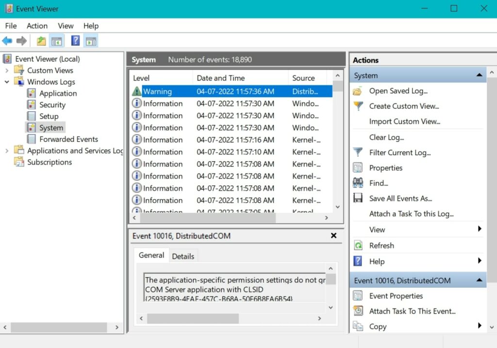 Comment corriger l'erreur DistributedCOM 10016 dans Windows 10 ?