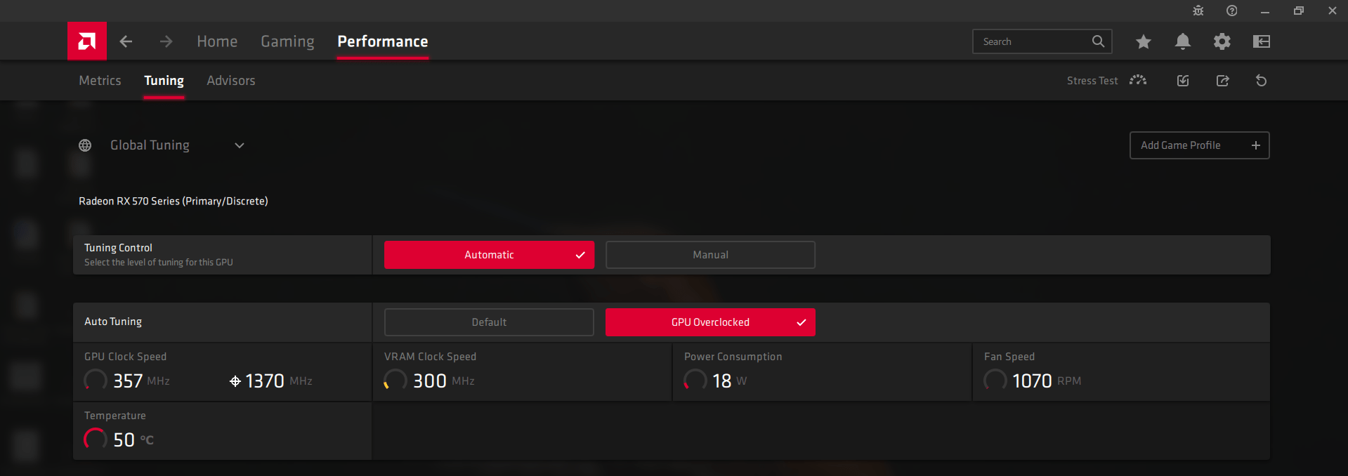 AMD GPU 오버클럭