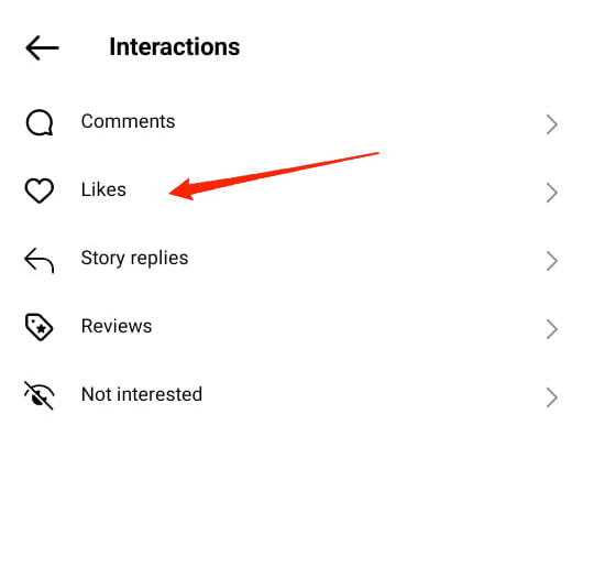Tocca Mi piace e scorri per cliccare sul post che stavi cercando