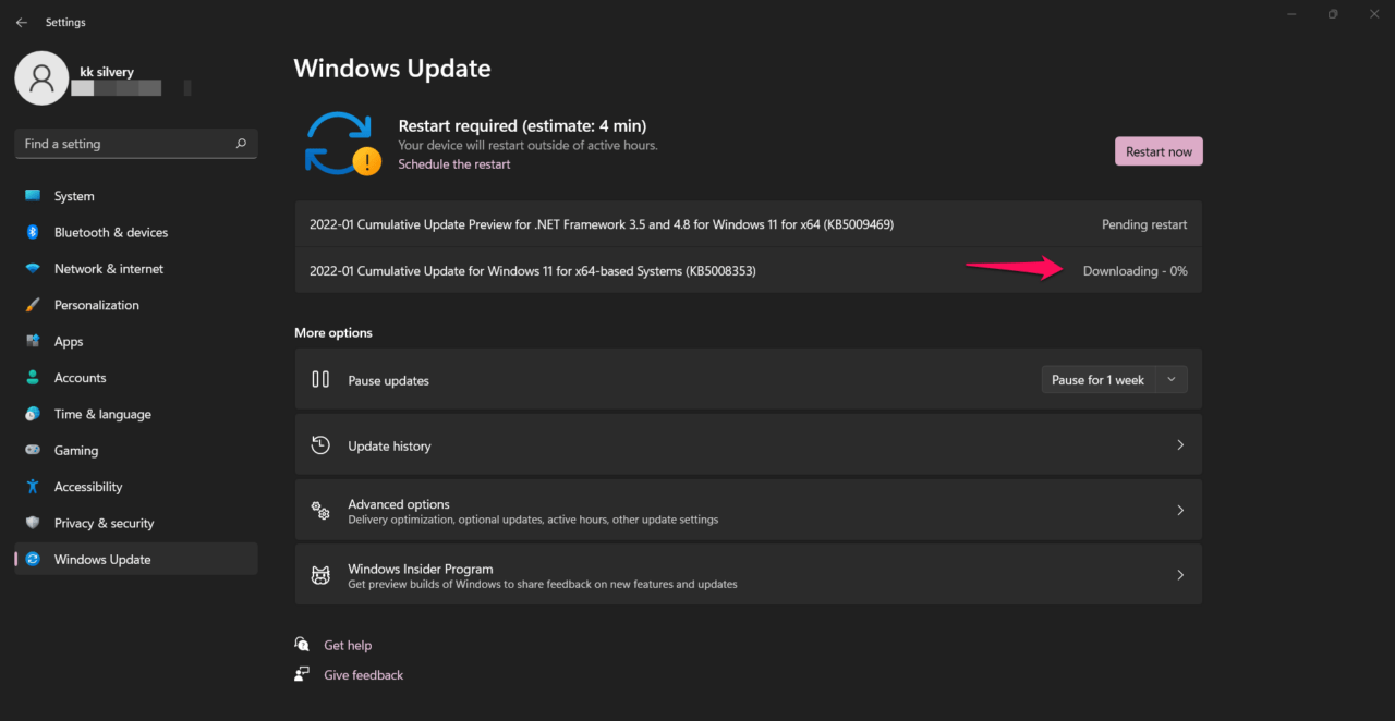 3 - Windows Update installieren