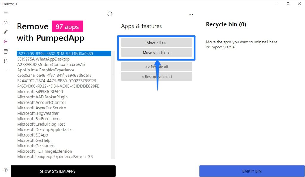 Debloat Windows 11