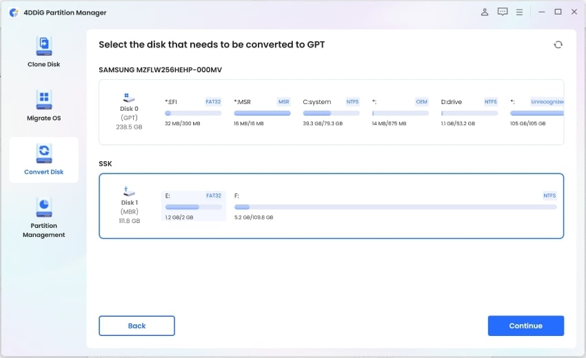 Convertir MBR a GPT sin pérdida de datos