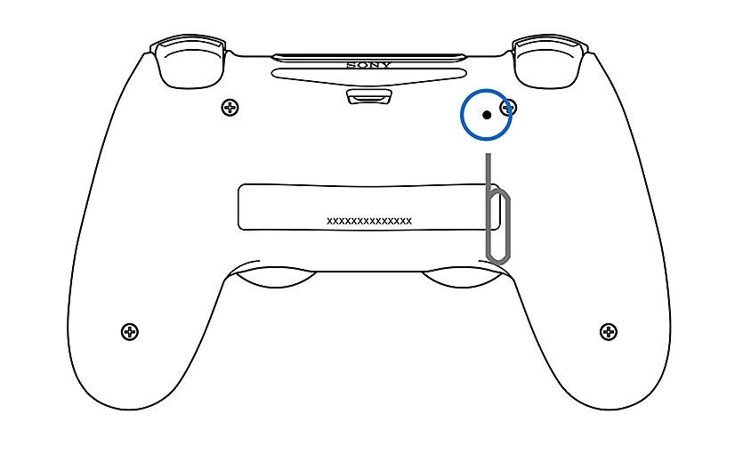 Сброс контроллера PS4 - мигающий белый свет на контроллере PS4