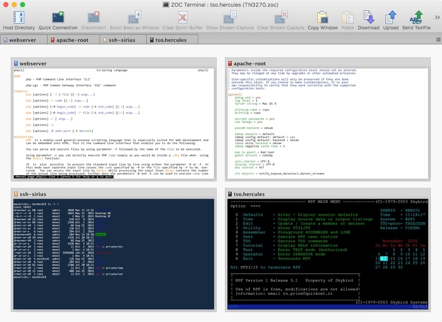 Zoc - Terminal Pour Mac