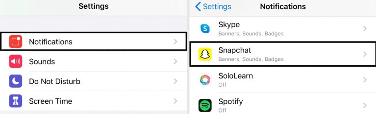 Warum erhalte ich keine Snapchat-Benachrichtigungen