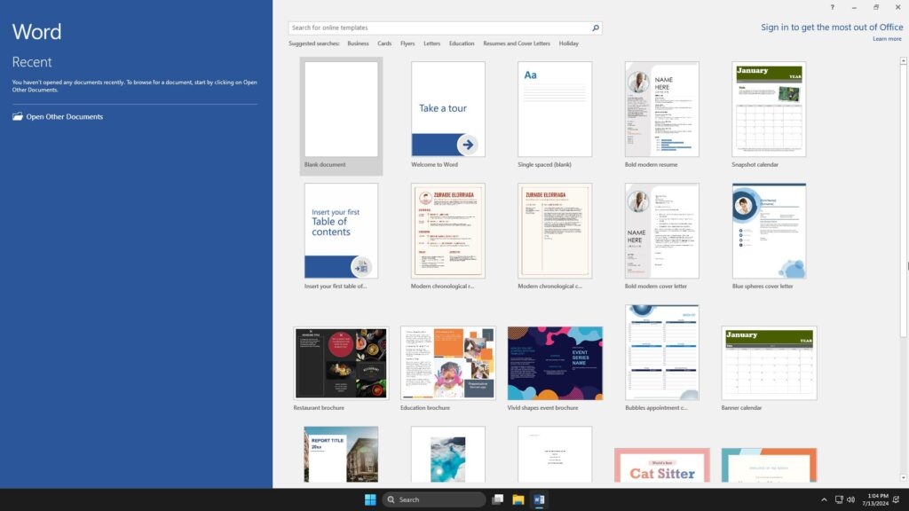 Office 2016 Word - Télécharger Microsoft Office 2016