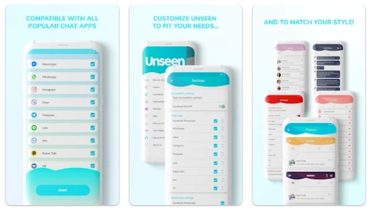 Aplicación Unseen - Ver mensajes de Instagram sin abrir