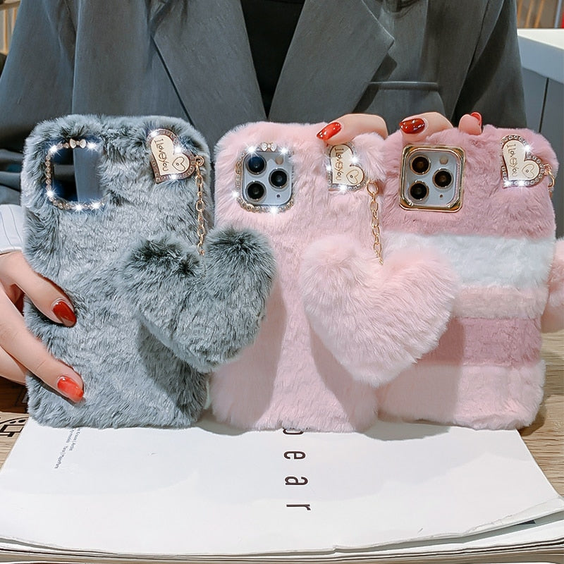 Custodia in Pelliccia Calda per iPhone 13