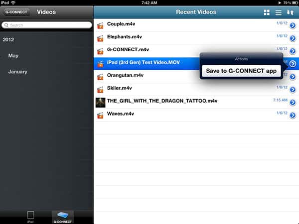 Recensione: G-Technology G-Connect Storage Wireless per iPad
