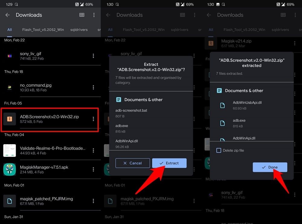 Usando la aplicación Files