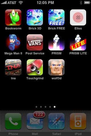 iPhone Gems: Eliss, 3D Brick Breaker, Vans SK8, Wolfenstein 3D, TNA Wrestling, Mega Man II + More