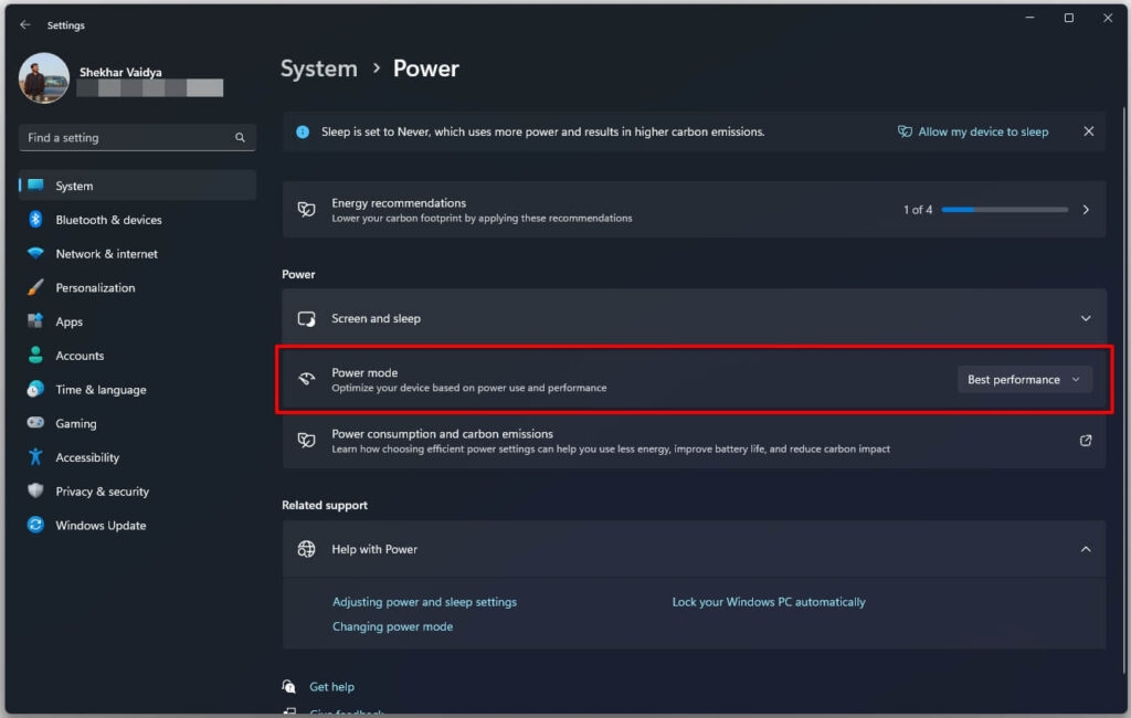 Windows 11 Power Mode - Hitman 3 Crashing on Windows 11