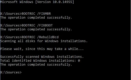 bootrec :FixMbr