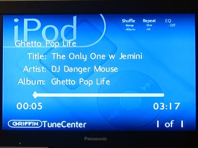 Überprüfung: Griffin TuneCenter Home Media Center für iPod (ohne Wi-Fi)