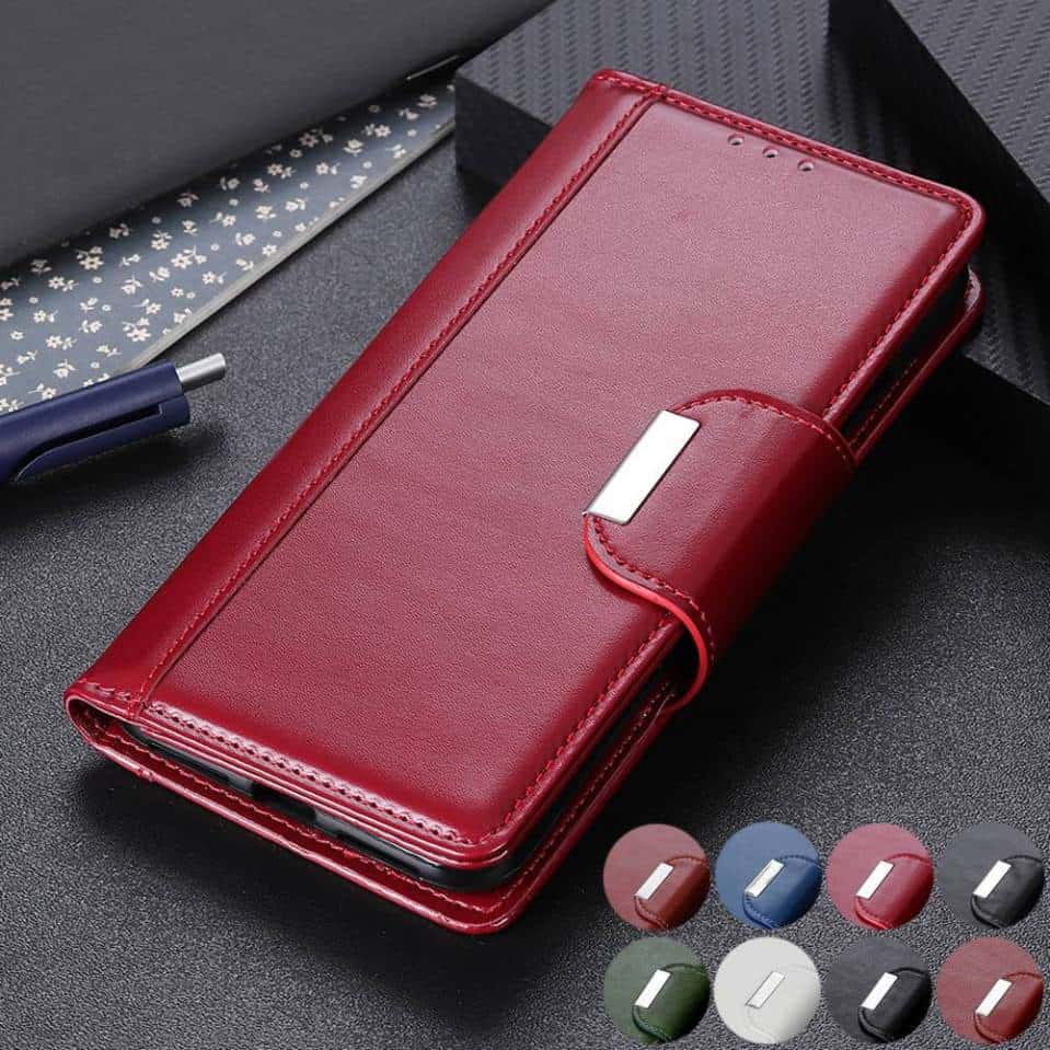 Custodia Portafoglio in Pelle Magnetica per Business a Corpo Intero per iPhone 11, iPhone 11 Pro e iPhone 11 Pro Max