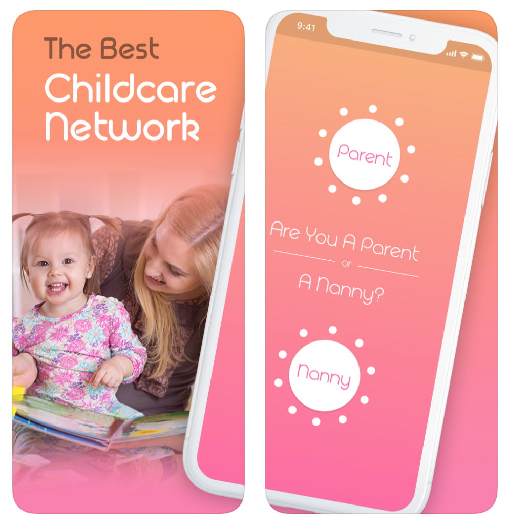 Ceci est une capture d'écran de l'application mobile NannyHunt avec quelques conseils.