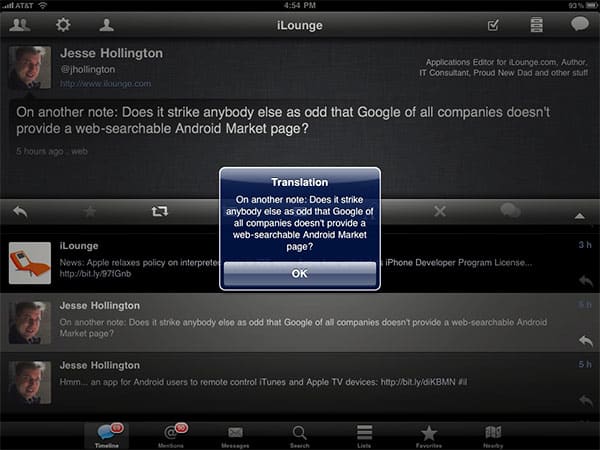 iPhone + iPad Gems : Financial Times, iTeleport, Mars Globe/HD, Osfoora HD + Reeder pour iPad