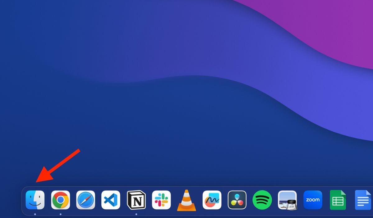 Finderを開く