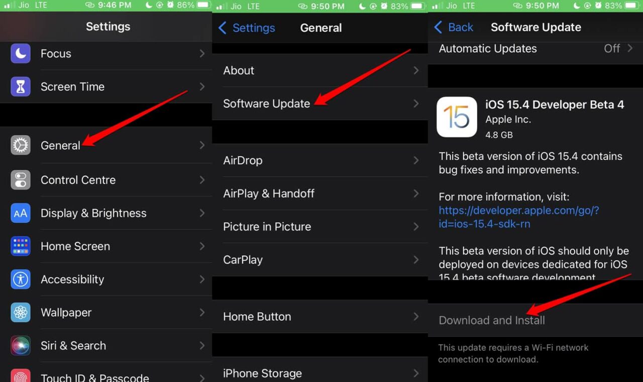 iPhoneでiOSを更新する方法