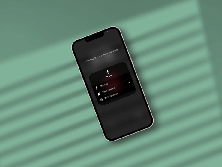 iPhoneで音声アイソレーションを有効にする方法