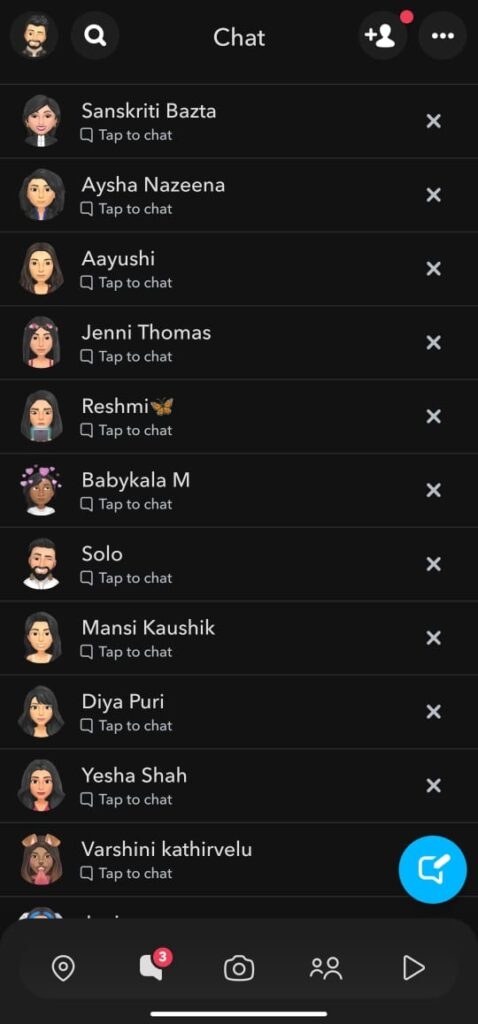 SnapchatのXの意味は何ですか?