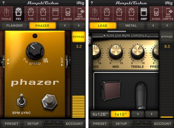 리뷰: IK Multimedia Amplitube iRig for iPhone, iPod touch 및 iPad