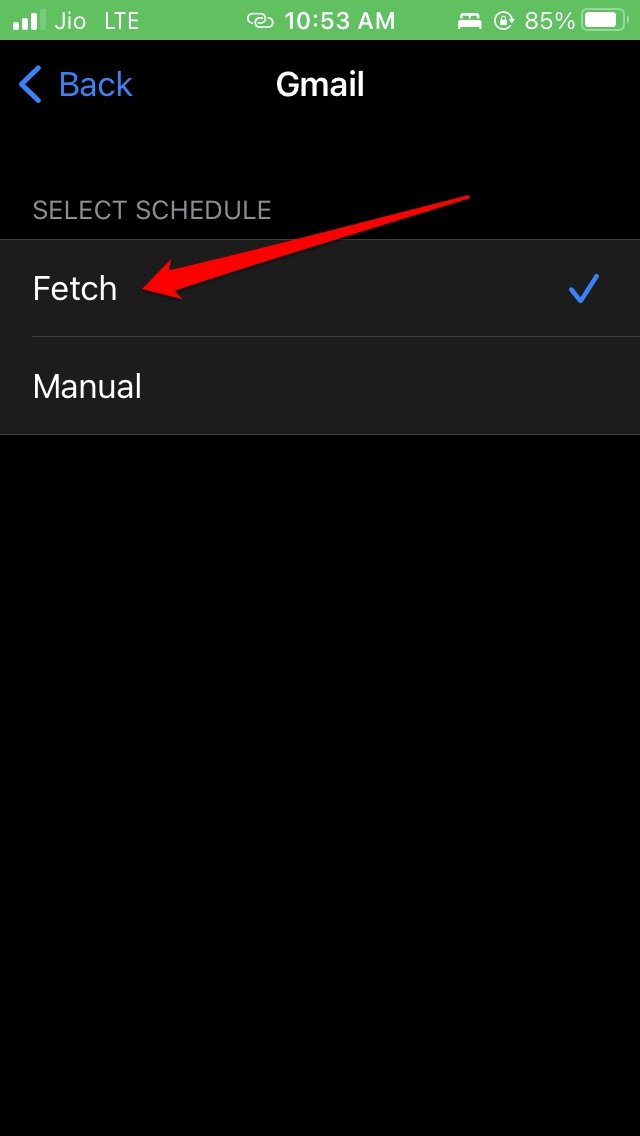 Gmailからの取得を有効にする