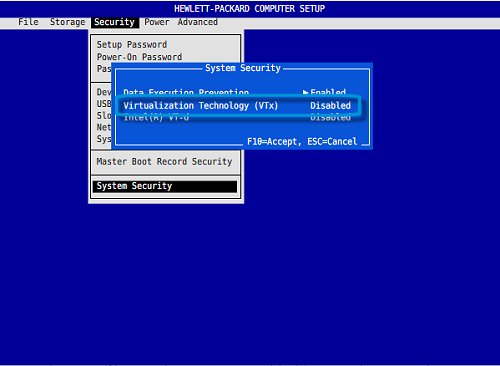 Windows 10で仮想化を有効にする