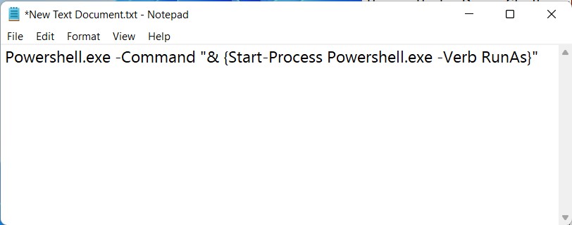 Comando per aprire PowerShell come amministratore