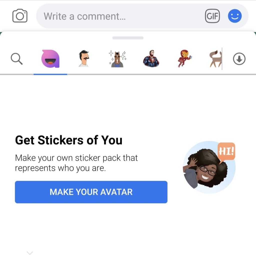new Avatar feature