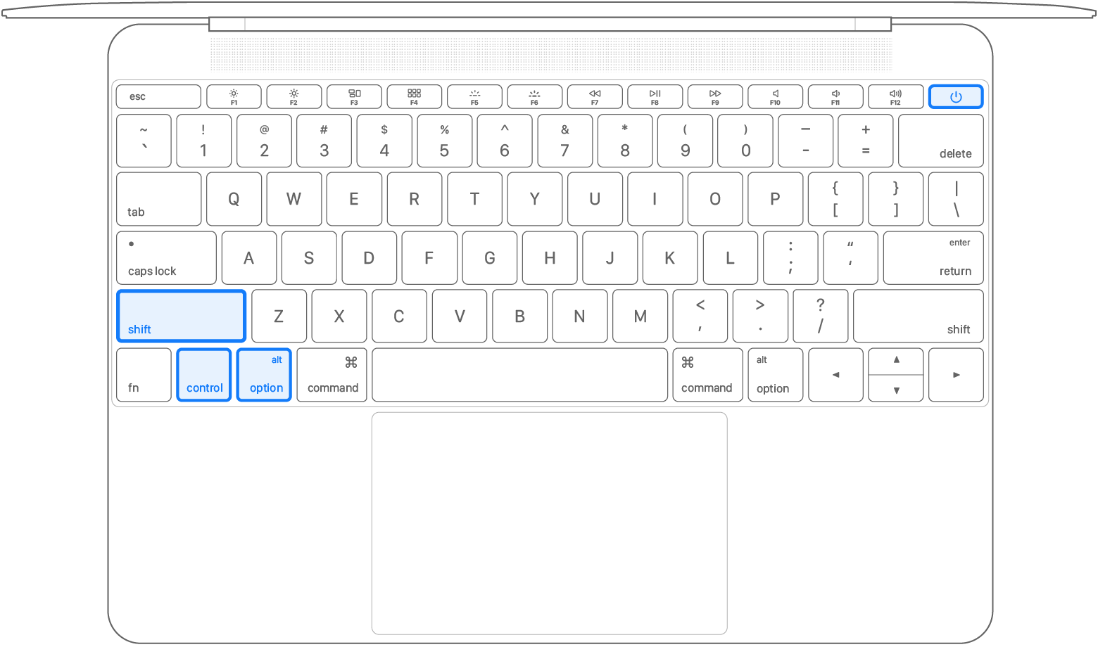 Shift+Ctrl+Options