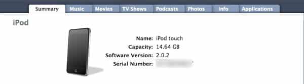 Synchronisation des vidéos sur iPod touch