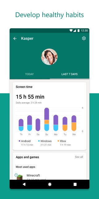 Microsoft Family Safety App