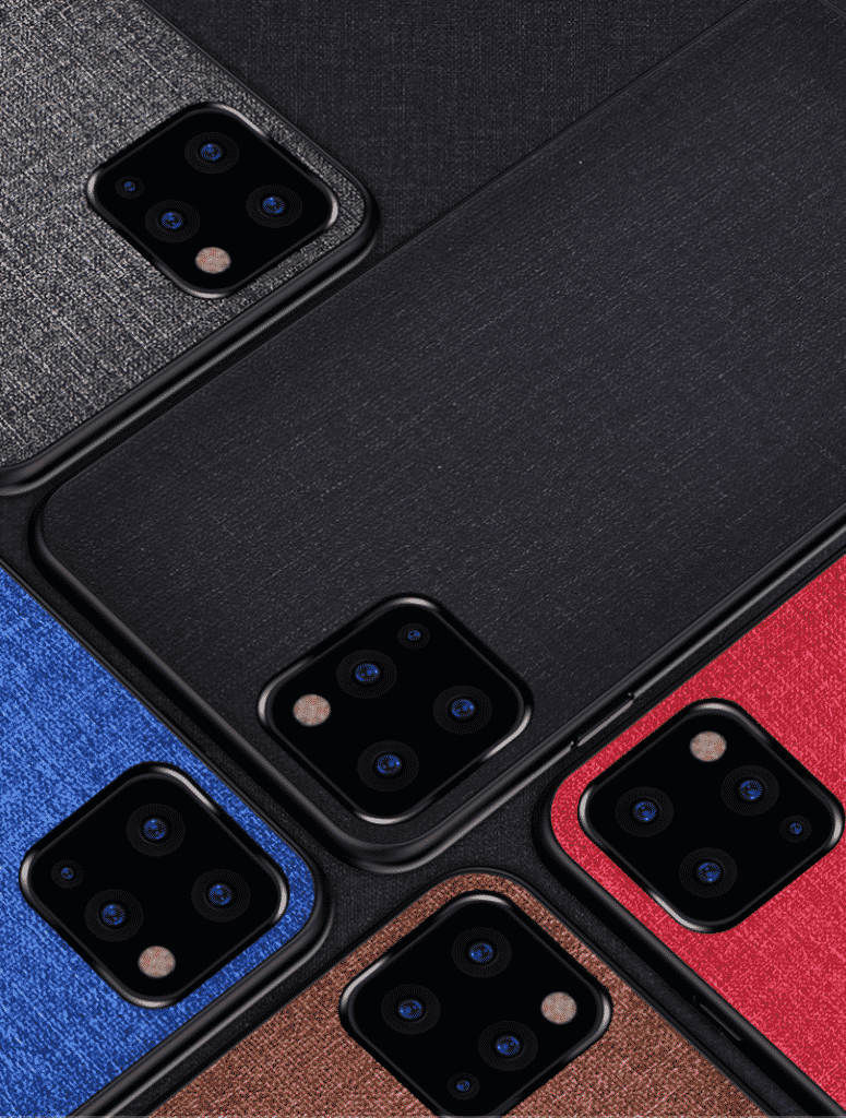 Questa è una custodia in tessuto per l'iPhone 11 di un'azienda chiamata Joliwow.