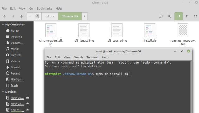 Chrome OS sur n'importe quel ordinateur portable