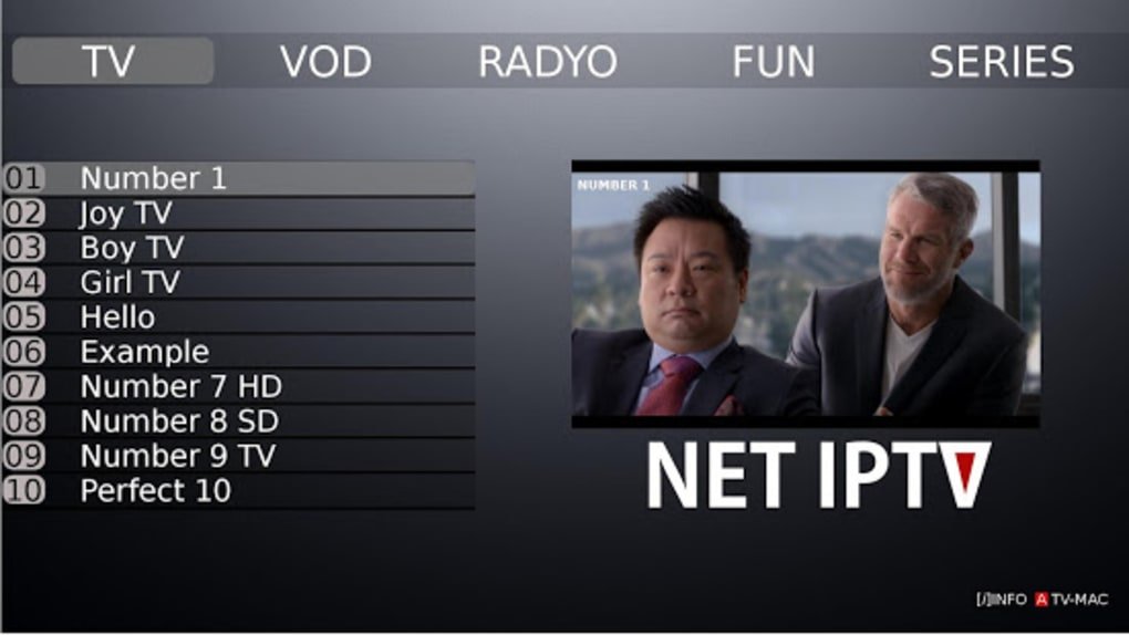 App NET IPTV per Fire Stick