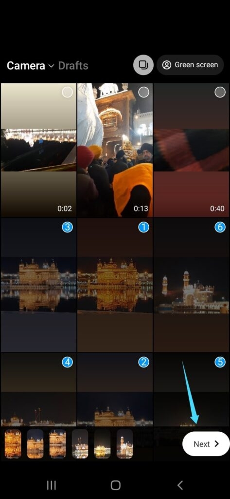 Faça um Reel com Fotos