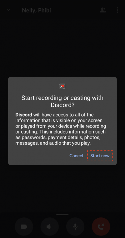 Transmitir en Discord