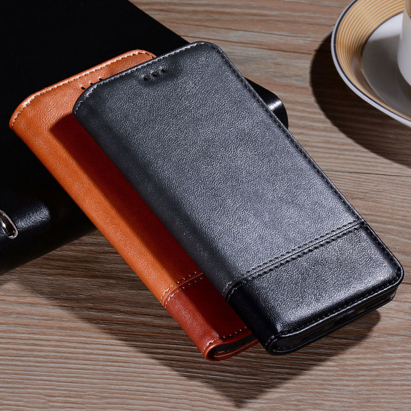 Custodia Portafoglio in Pelle Flip Classica per iPhone 13