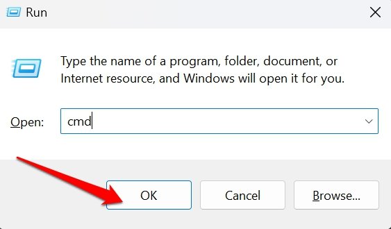apri il prompt dei comandi