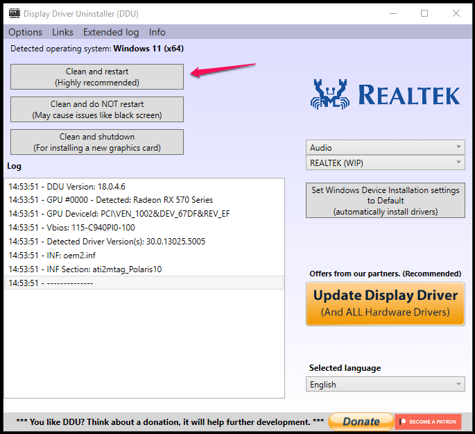 Disinstalla Driver Audio (4)
