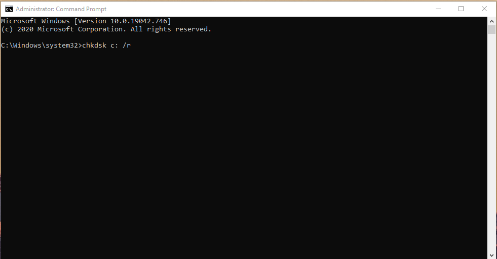 Ripara HDD con il Comando Chkdsk - chkdsk c: /r