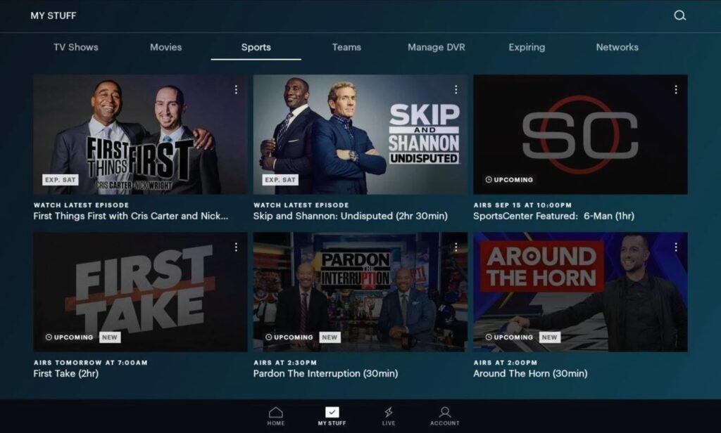 Hulu per TV - Migliori App per Android TV