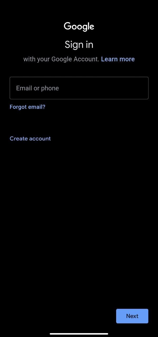 Accedi al tuo account Google