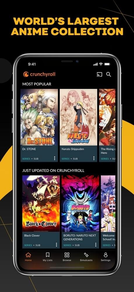 Crunchyroll - Mejores Aplicaciones de Streaming de Anime para Android e iOS