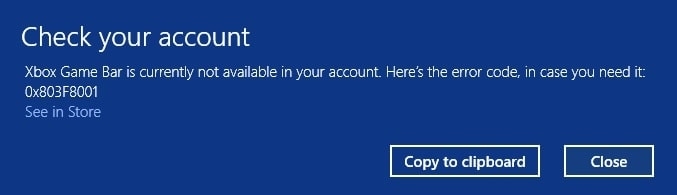 Formas de solucionar el código de error de Xbox 0x803F8001 - X soluciones para ayudarte a deshacerte del problema