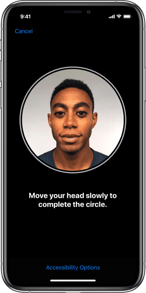 Imposta Face ID su iPhone 12