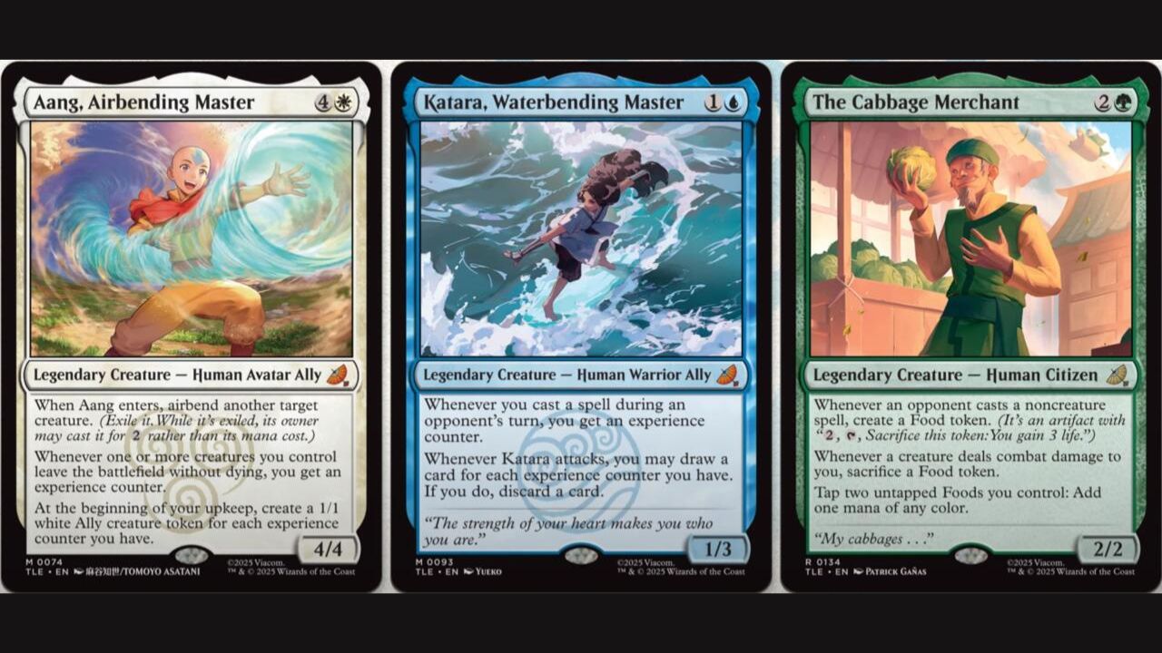 MTG Avatar The Last Airbender Cards