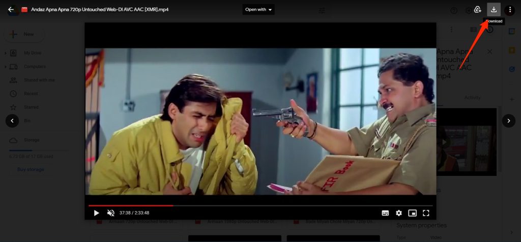 Google Drive Film-Hack