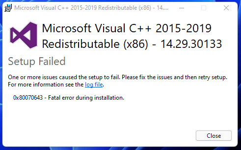 6 - Installazione fallita miseramente